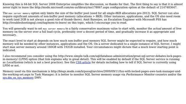 Databases: Microsoft SQL Server 2008 Memory (2 Solutions!!) смотреть онлайн