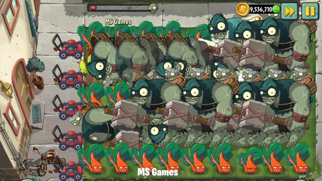 Plants Vs Zombies 2 Cactus Level 100 Vs All Plants Level 100 - PvZ 2 Plant Vs Plant смотреть онлайн