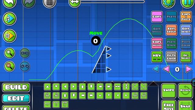 как сделать красивые блоки в |geometry dash| смотреть онлайн