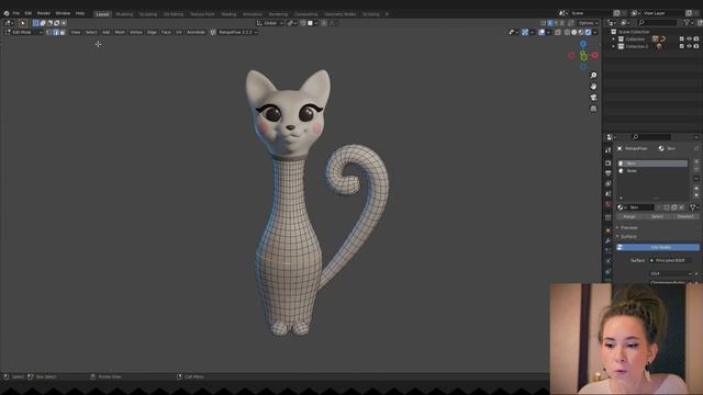 How to select every other vertex, edge, and face loop in Blender? Straight and diagonal. смотреть онлайн