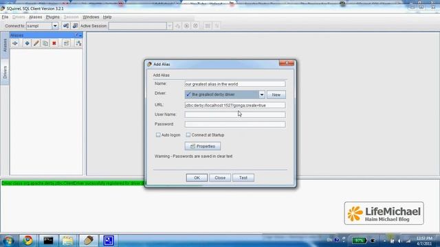 Squirrel SQL & Derby DB Jump Start (4/5) смотреть онлайн