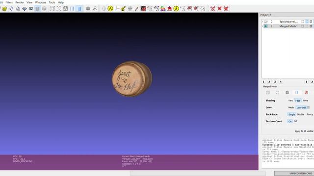 RevoScan V4.0.0.20220227 Software First Scan of a Picklebarrel With POP 2 смотреть онлайн