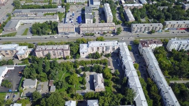Челябинск с высоты Ленинского района смотреть онлайн