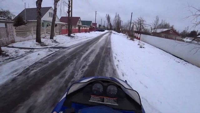 Снегоход YAMAHA SRX-700. Он способен на многое. Покатушки. смотреть онлайн