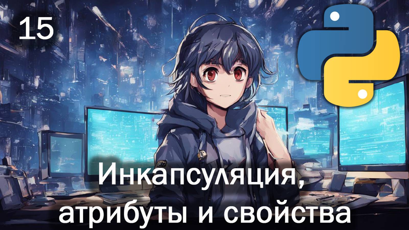 Python 15 Инкапсуляция, атрибуты и свойства смотреть онлайн
