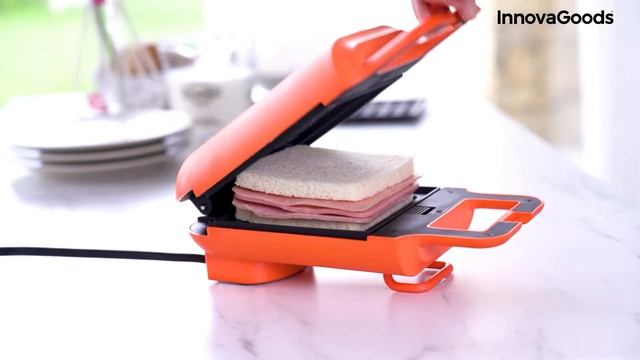 InnovaGoods Kitchen Enjoy 2-in-1 Waffle & Sandwich Maker смотреть онлайн