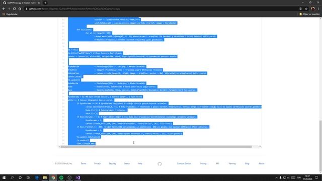 Python ve VS ile Basit Araba Oyunu Yapımı/ Github Serisi#1 смотреть онлайн