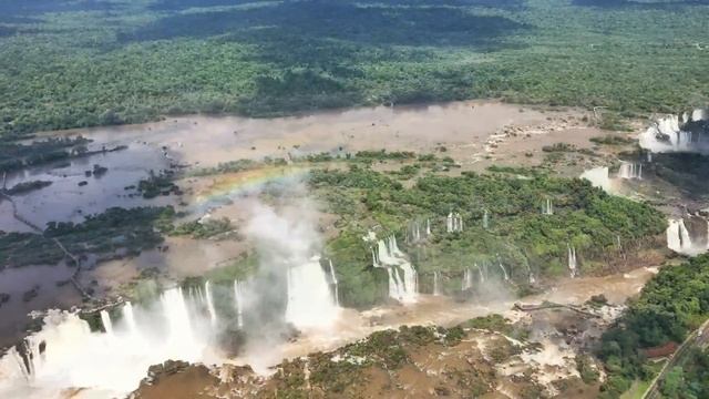 Iguazu Waterfall / Водопады Игуасу с высоты птичьего полёта / январь 2016 смотреть онлайн