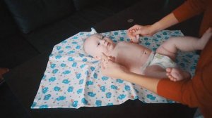 Общий массаж ребенку 4-х месяцев