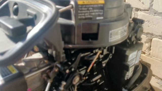 Mercury 40 2-х тактный 2006 год. Разбудили мотор из зимней спячки, выставили углы зажигания.