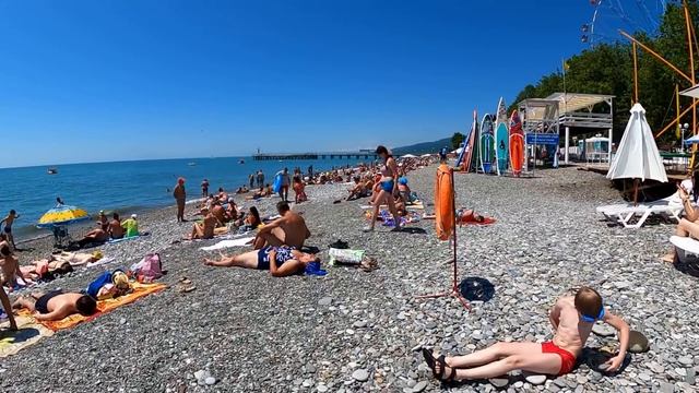Я на солнышке лежу!+24! 08.05.2021. Купаются! А людей сами смотрите сколько!?ЛАЗАРЕВСКОЕ СЕГОДНЯ? смотреть онлайн