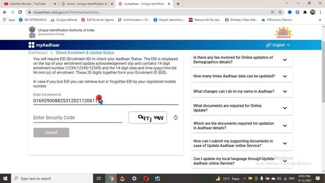 New Update | Download Aadhar Card | Check aadhar Status | Zeeshan Monitor смотреть онлайн