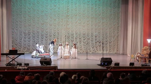 Рождество Христово 2019!Сценка-1 дети "Снежинки " смотреть онлайн