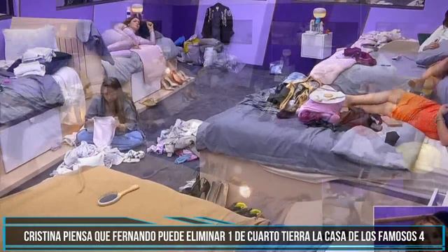 Cristina Piensa Que Fernando Puede Eliminar Uno De Cuarto Tierra | La Casa De Los Famosos 4