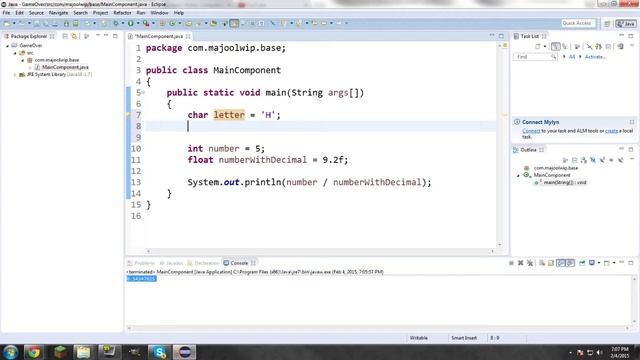 (3 of ??) Beginning Java Game Programming - Variables смотреть онлайн