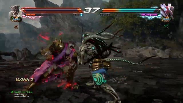 WSY_Alkpone03 (YOSHiMiTSU) vs Safou4you (Armor King) Rank Match Tekken 7 5.10 смотреть онлайн