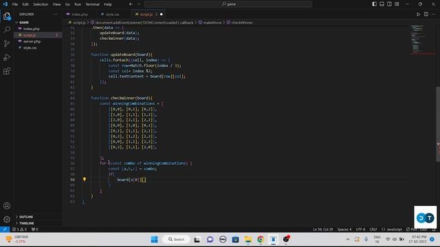 Simple Tic Tac Toe Game Project In PHP | PHP Project Tic Tac Toe Game Using HTML, CSS, JS смотреть онлайн