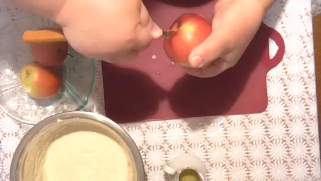 Секрет пышных,постных оладушек. Оладьи с яблоком. смотреть онлайн