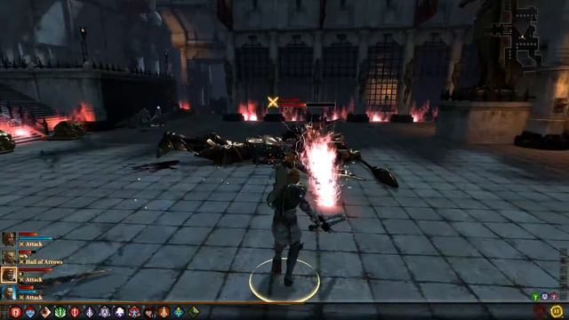 Dragon Age 2 Scene: Meredith and the Final Battle in 1080p смотреть онлайн