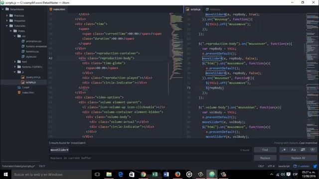 Como hacer un reproductor de video (HTML5, CSS, JavaScript) - Parte 15 | Globito смотреть онлайн