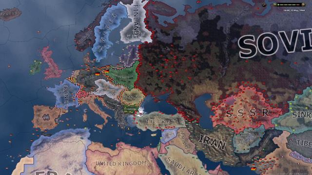 When Democratic Germany allies soviet union - Hoi4 Timelapse смотреть онлайн