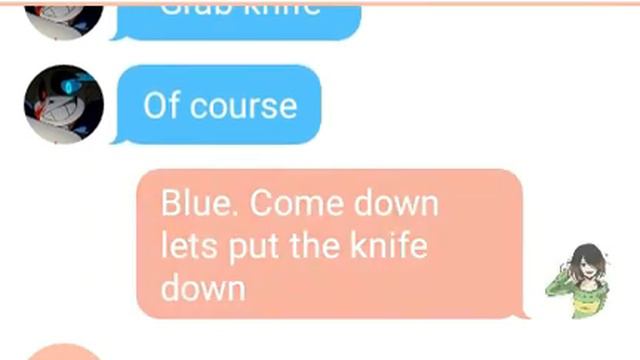 Yandere Blue Call Time Chara. смотреть онлайн