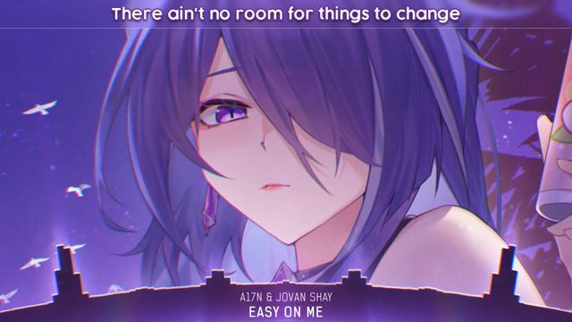 Nightcore - Easy On Me (Lyrics) музыка смотреть онлайн