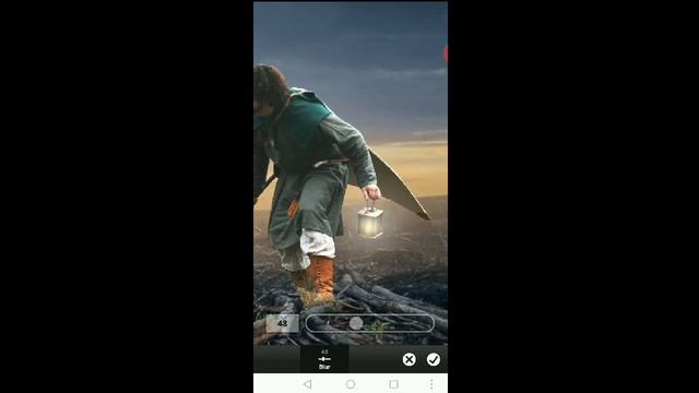 PHOTO MANIPULATION TUTORIAL - PS TOUCH - EDITING AN OLD PICTURE смотреть онлайн