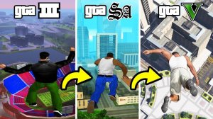 КАК МЕНЯЛАСЬ ФИЗИКА ПАДЕНИЯ ВО ВСЕХ ЧАСТЯХ ГТА ЗА 2001-2019!