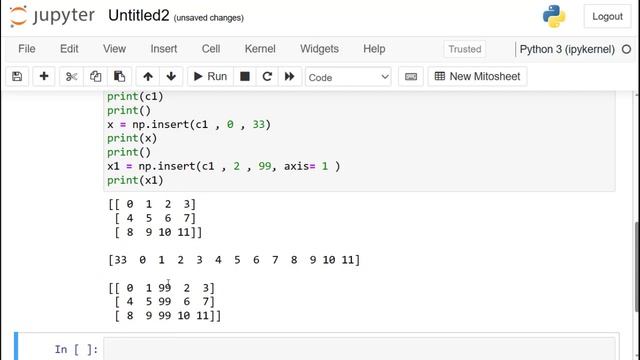 #39 What are NumPy Insert and Delete Arrays Functions | Machine Learning Tutorials смотреть онлайн