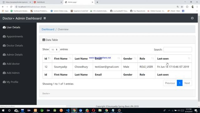 Doctor & Hospital Management System Project-Using Spring Boot, Hibernate,Thymeleaf,JPA,MySql-Printl смотреть онлайн
