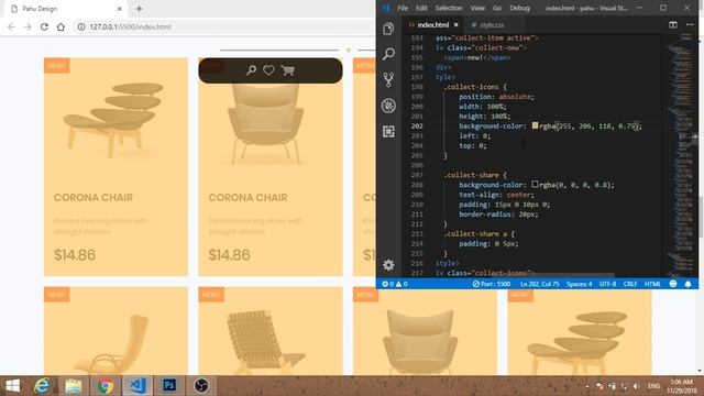 Верстка сайта c psd (часть 5). CSS-стили ч.3 смотреть онлайн