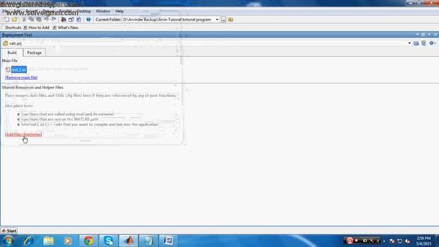 How to Create .exe file from .m File in Matlab | смотреть онлайн