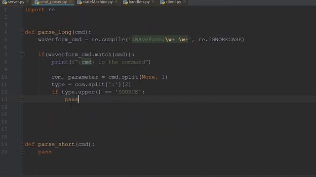 1.9 Python 3 - (Regular Expressions and String Parsing) Command-based Device programming simulator смотреть онлайн