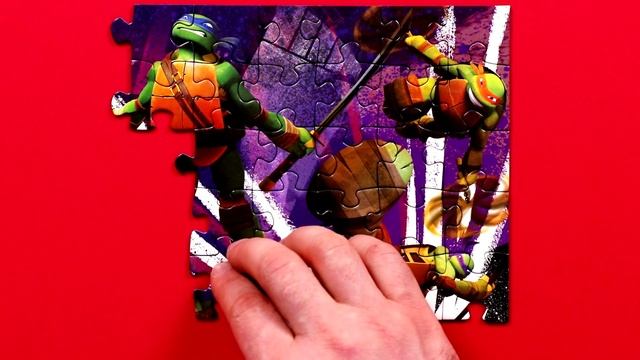 TEENAGE MUTANT NINJA TURTLES Puzzle Games Rompecabezas Jigsaw Puzzles Kids Toys смотреть онлайн