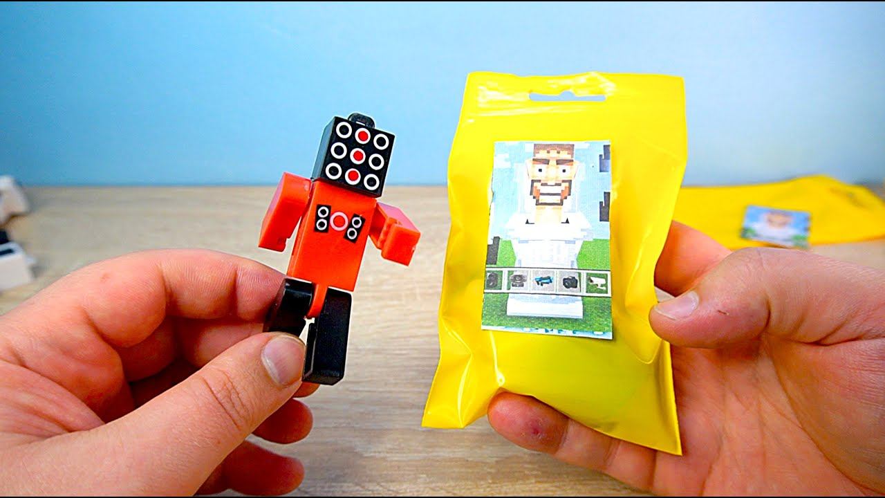 СКИБИДИ ТУАЛЕТ МАЙНКРАФТ ФИГУРКИ SKIBIDI TOILET MINECRAFT смотреть онлайн