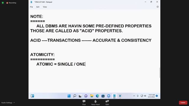 ORACLE (SQL & PL/SQL) | 21 04 22 | New Batch | New Course смотреть онлайн