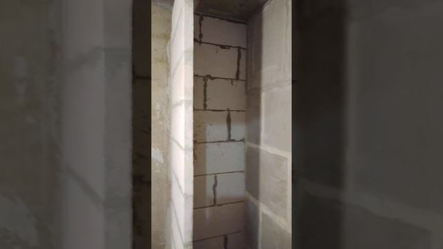 Вспомогательные перегородки из пеноблоков - в прихожей и ванной смотреть онлайн