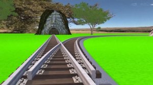 【踏切アニメ】あぶない電車 TRAIN Vs Pacman Vs THOMAS AND FRIENDS? Fumikiri 3D Railroad Crossing Animation #Train
