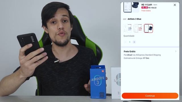 MEGA PROMOÇÃO 11-11 ALIEXPRESS!! REDMI AIRDOTS 3 por R$ 113, FONES GAMER LENOVO, W37 PRO смотреть онлайн