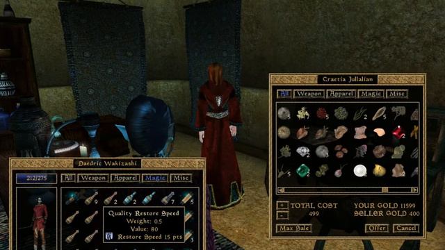 Writ for Odaishah Yasalmibaal and Toris Saren - Morag Tong Walkthrough (TES III Morrowind) смотреть онлайн