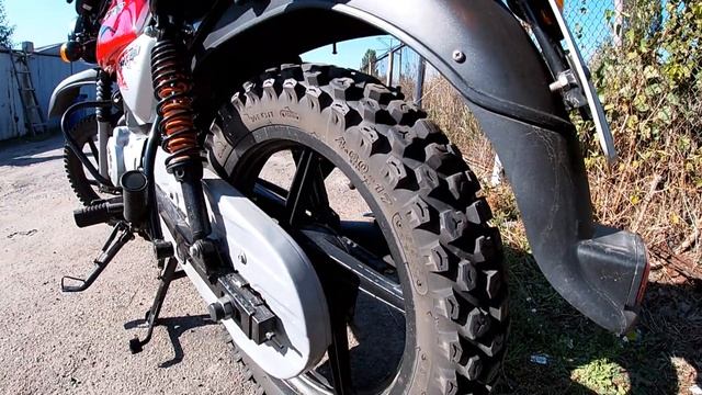 Максимальная скорость Bajaj Boxer 150 X с эндуро резиной смотреть онлайн