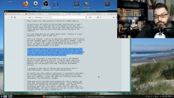 Linus Torvalds Leaving Linux Kernel Dev Team