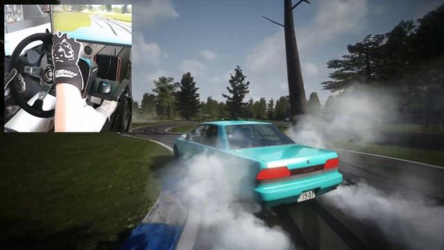 Beginner Drifting a TIGHT track in Assetto Corsa! смотреть онлайн