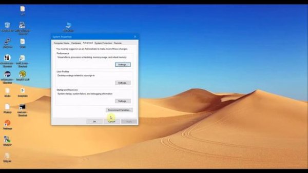 Windows: How To Open/Edit Environment Variables in Win10