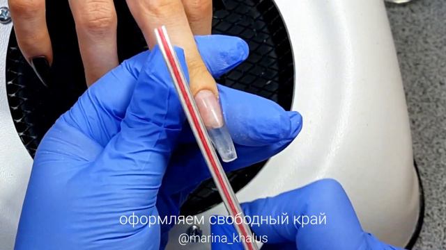 Наращивание ногтей полигелем на верхние формы смотреть онлайн