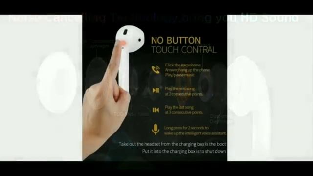 Fone sem fio Bluetooth i11 5.0 TWS смотреть онлайн