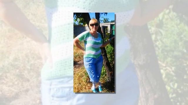 Моя Летняя Кофточка Готова! Вязание крючком узор Зиг-заг по кругу смотреть онлайн