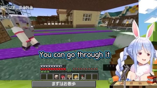 Pekora Couldn't Keep A Straight Face At Laplus' "House" - New Holoserver Minecraft【ENG Sub Hololive смотреть онлайн