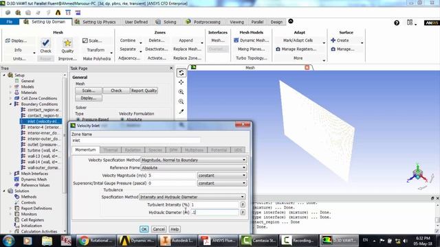 Simulations about 2D,3D VAWT & Pelton wheel dynamic mesh 6DOF Ansys Fluent смотреть онлайн